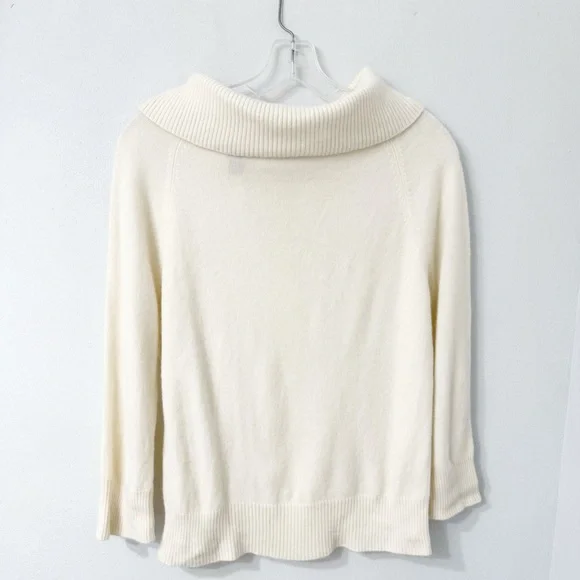 Valerie Steven’s Cashmere 2 Ply Cream Sweater Size XL - Picture 5 of 13